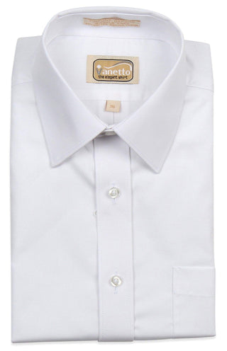 Vanetto Mens White Shirt Left Over Right - 13th Avenue