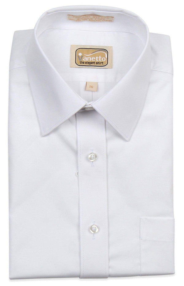Vanetto Mens White Shirt Left Over Right - Boys - 13th Avenue