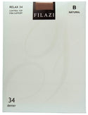 Filazi Relax 34 Denier Control Top Firm Support Women Tights. - 13th Avenue