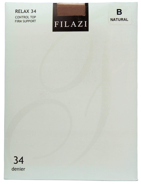 Filazi Relax 34 Denier Control Top Firm Support Women Tights. - 13th Avenue