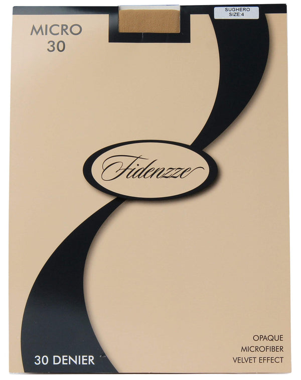 Fidenzze Opaque Microfiber Velvet Effect Women Tights Micro 30 Style: 45 - 13th Avenue