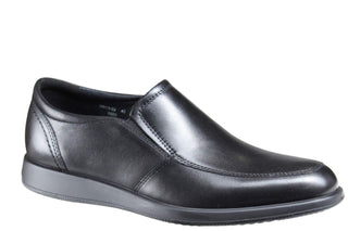 Marchée Men's Square Black Slip-On Shoe - 13th Avenue