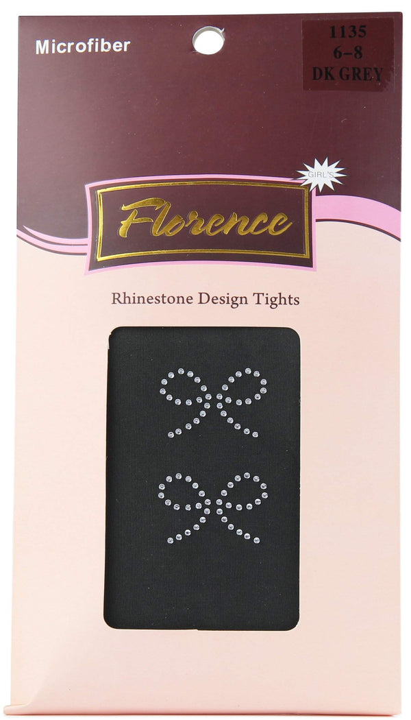 Florence Girls Rhinestone Design Tights Style: 1135 - 13th Avenue