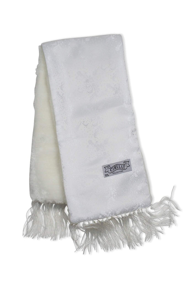 Cirulli Men's Extra Comfortable White Scarf - 13th Avenue