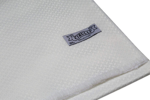 Cirulli White Reversible Men Scarf - 13th Avenue