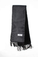 Cirulli Men's Extra Comfortable Black Scarf With Design - Thick - 13th Avenue
