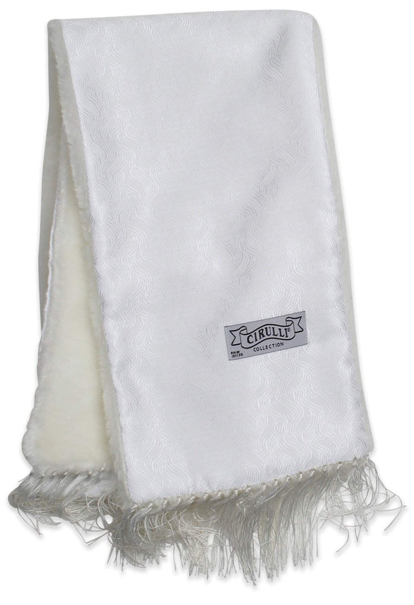 Cirulli Men's Extra Comfortable White Scarf - 13th Avenue