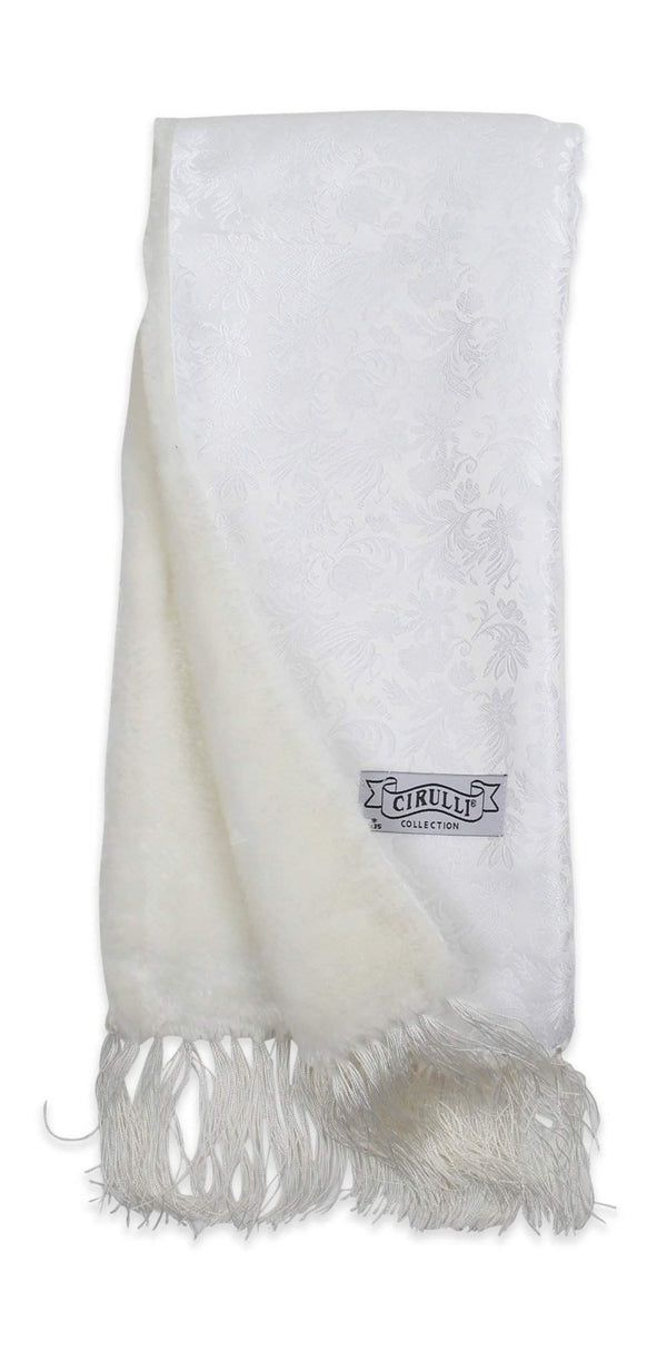 Cirulli Men's Extra Comfortable White Scarf - 13th Avenue