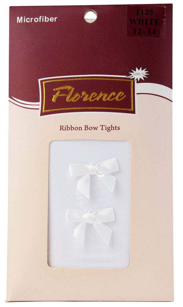 Florence Girls Ribbon Bow Tights Style: 1125 - 13th Avenue