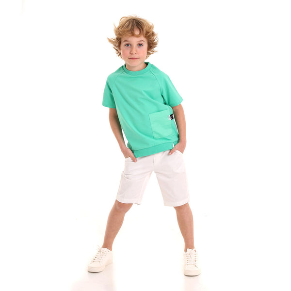 Kix Boys Combo Pocket Top Summer Green