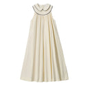 Dinky Girls Helena Sleeveless Dress Off White