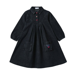 Dinky Girls Becky Dress Black