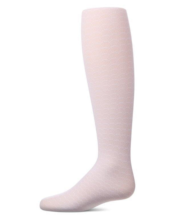Memoi Girls Half Honeycomb Nylon Tights