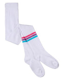 MeMoi Girls Triple Stripe Cotton Tights