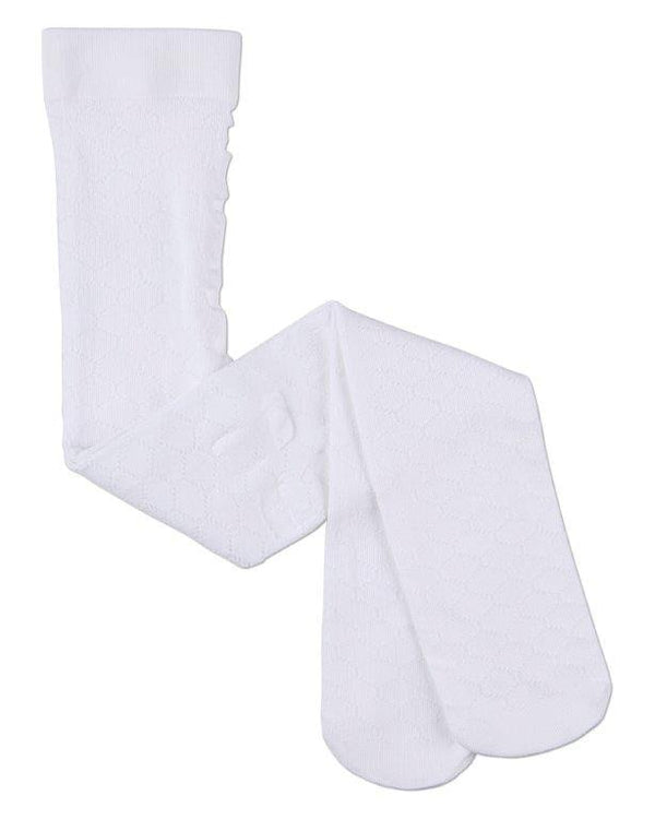 Memoi Girls Honeycomb Light Drop Stitch Tights