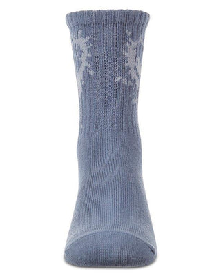 Memoi Girls Dripping Heart Crew Denim