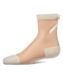 MeMoi Girls Sheer Satin Bow Crew