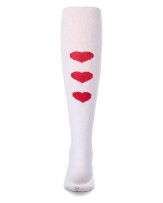 MeMoi Girls Triple Heart Cotton Tights