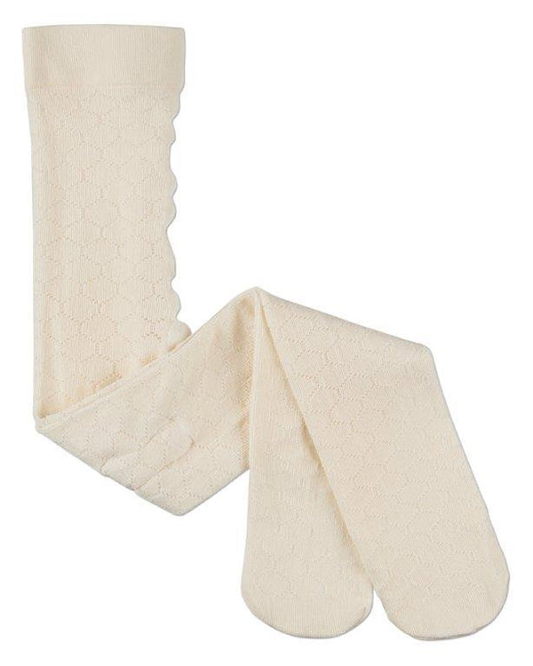 Memoi Girls Honeycomb Light Drop Stitch Tights