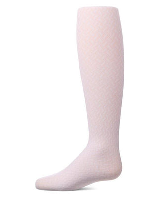 Memoi Girls Zig Zag Nylon Tights