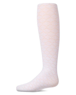 Memoi Girls Honeycomb Light Drop Stitch Tights