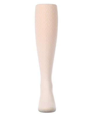 Memoi Girls Zig Zag Nylon Tights