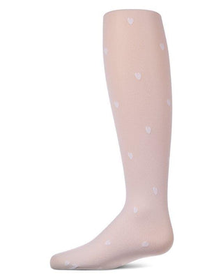 Memoi Girls Micronet Heart Tights