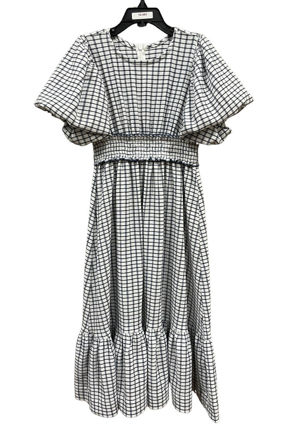 C.T.N Girls Graph Paper Robe