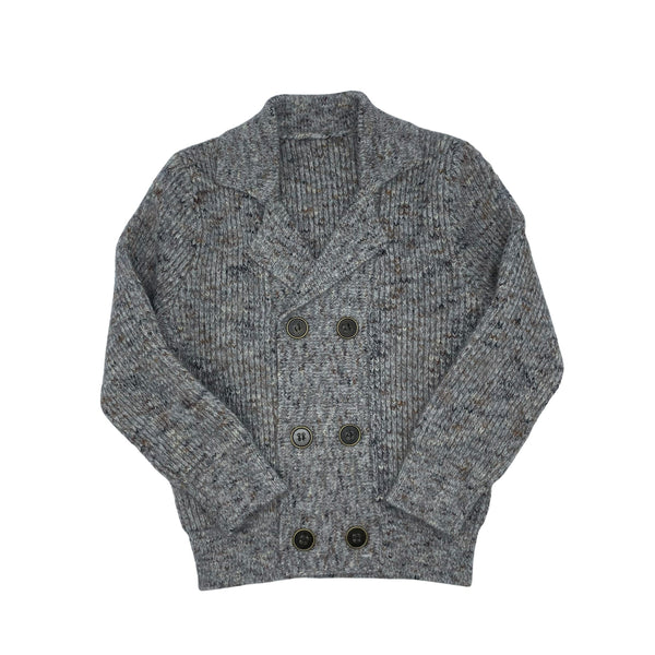 Canoe Boys Double-Breasted Heather Cardigan