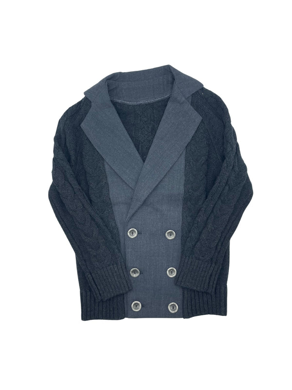 Canoe Boys Cable Blazer Charcoal