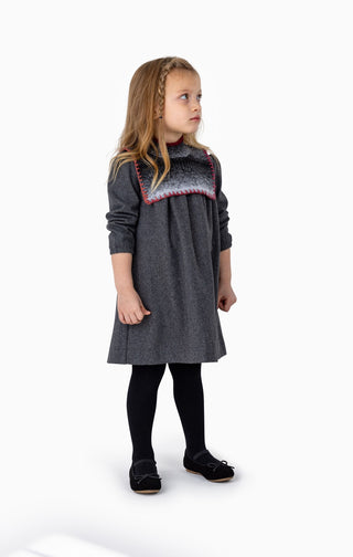Bzzy Style Turtleneck Vest Dress Charcoal