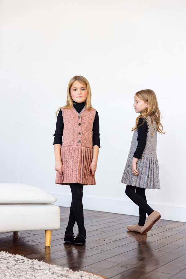 Canoe Girls Saddle Stitch Jumper Mauve