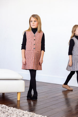 Canoe Girls Saddle Stitch Jumper Mauve