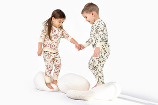 Sister Fruit Boys Teddy Sketch PJ Black