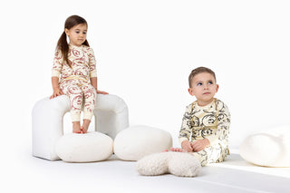 Sister Fruit Boys Teddy Sketch PJ Black