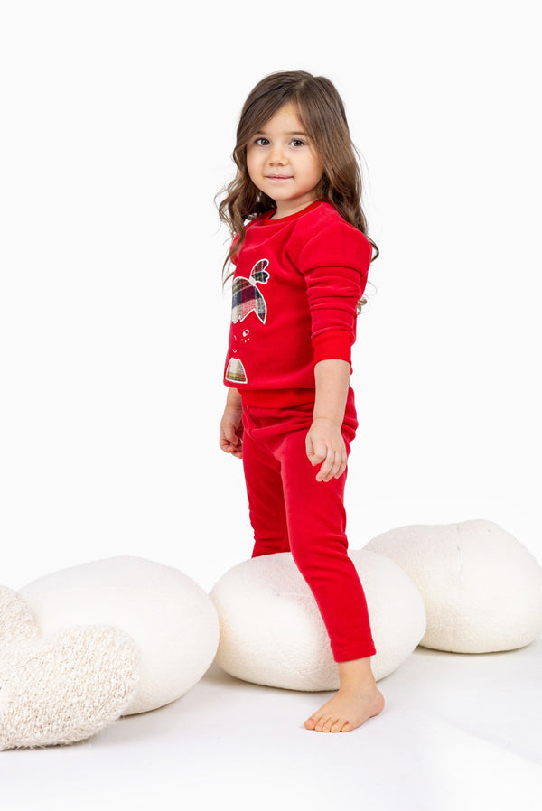 Sister Fruit Girls My Face PJ Red