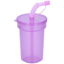 Cuisine Elegance Drinking CupWith Straw 6pc 387ml