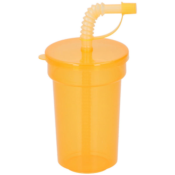 Cuisine Elegance Drinking CupWith Straw 6pc 387ml