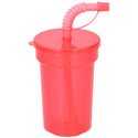 Cuisine Elegance Drinking CupWith Straw 6pc 387ml