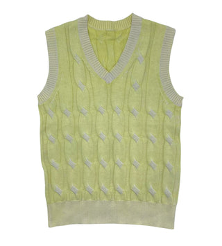 Canoe Boys Paint Cables Vest Sky