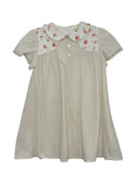 Best Frendz Girls Floral Yoke Dress Pastel Yellow