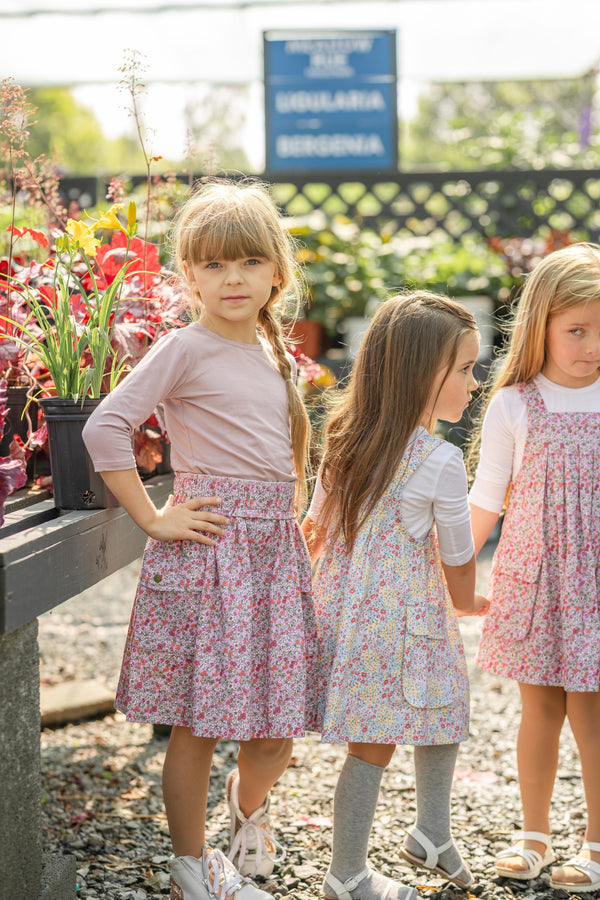 Zaloo Girls Ditzy Floral 2PC Lemon