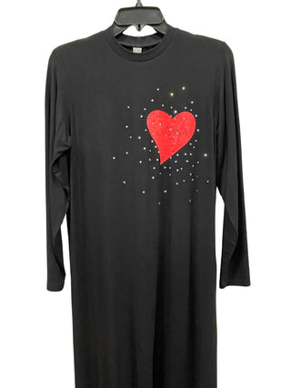 The Star Story Teen Stud Heart Nightgown Red