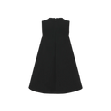 Lilou Girls Big Bow Scuba A-line Jumper Black