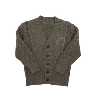 Canoe Boys Honey Comb Cardigan Dark Taupe