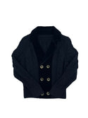 Canoe Boys Velvet Knit Blazer Black