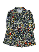 Zaloo Girls Watercolor Floral Dress Multi