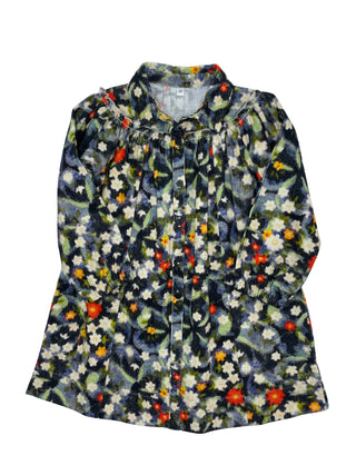 Zaloo Girls Watercolor Floral Dress Multi