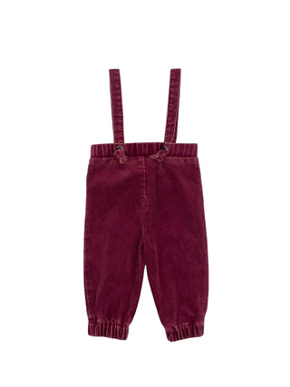 Zaloo Baby Washed Cord Romper Brick