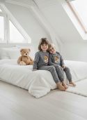 Sister Fruit Girls Newspaper Teddy PJ
